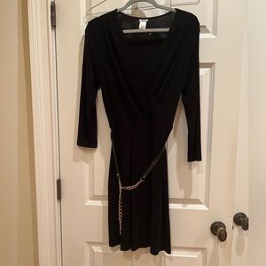 Cache black womens dress size large.